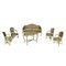 Baroque Lacquered Living Room Set, Set of 5 1