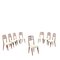 Mahogany Dining Chairs, Italy, 1950s, Set of 8 1