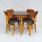 Dutch Birch Plywood TB05 / SB02 Dining Set by Cees Braakman for Pastoe, 1950s 4