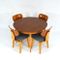 Dutch Birch Plywood TB05 / SB02 Dining Set by Cees Braakman for Pastoe, 1950s 1