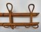 Italian Bamboo Rattan Coat Hanger Rack, 1960s, Image 6