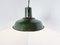 Vintage Industrial Pendant Light in Dark Green Enamel, 1960s, Image 3