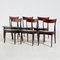 Dining Chairs in Rosewood by H. P. Hansen for Randers Møbelfabrik, Set of 6 1
