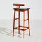 Vintage Bar Stool in Teak by Erik Buch for Dyrlund, Image 2