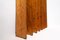 Mid-Century Modern Italian Coat Hanger in Wood with Lighting Mirror, 1950s, Image 6