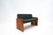 Italienisches Mid-Century 2-Sitzer Sofa aus Holz und grünem Samt, 1960er 6