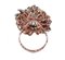 9 Karat Rose Gold and Silver Ring with Amethysts, Topazs, Garnets and Diamonds 3