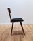 Vintage Wood and Leather Bistro Chair from Kitson, Image 2