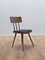 Vintage Wood and Leather Bistro Chair from Kitson 1