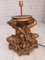 Vintage Grecian Style Table Lamp in Plaster with Cherub and Women 1