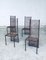 Postmodern Design Handcrafted Iron High Back Chair Set, 1980s, Set of 4, Image 25