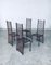 Postmodern Design Handcrafted Iron High Back Chair Set, 1980s, Set of 4, Image 17
