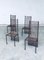 Postmodern Design Handcrafted Iron High Back Chair Set, 1980s, Set of 4 29