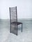 Postmodern Design Handcrafted Iron High Back Chair Set, 1980s, Set of 4, Image 15