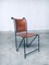 Mid-Century Mediterranean Wrought Iron and Leather Dining Chair Set, Spain, 1960s, Set of 8 1