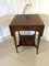 Antique Edwardian Mahogany Inlaid Occasional Table 4