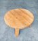 Brutalist Oak Round Coffee Table, 1960s, Image 13