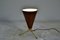 Ottone and Metal Cone Lamp, Italy, 1950s 1