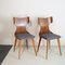 Curved Wooden Chairs by Carlo Ratti, 1950s, Set of 2 3