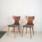 Curved Wooden Chairs by Carlo Ratti, 1950s, Set of 2 1