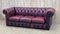 Leather Chesterfield 3-Seater Sofa, 1970s 3