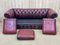 Leather Chesterfield 3-Seater Sofa, 1970s 6