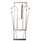 French Coat Stand in Polished Aluminum, 1940s, Image 1