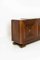 Art Deco Mahogany with Brass and Marble Sideboard in the Style of Maxime Old, France, 1940s 12