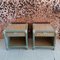 Tables de Chevet Vintage en Jonc, Etats-Unis, 1970s, Set de 2 3