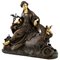 Französischer Künstler, Vermögen, Seehandel, 1870er, Bronze Skulptur 1