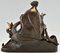 French Artist, Fortune Representing Sea Trade, 1870s, Bronze Sculpture 3