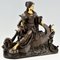 Französischer Künstler, Vermögen, Seehandel, 1870er, Bronze Skulptur 2