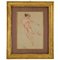 Franz Melchers, Two Nude Dancers, Late 19th or Early 20th Century, Gouache Drawing, Framed, Image 1