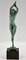 Art Deco Nude Sculpture with Tambourine by Raymonde Guerbe for Max Le Verrier 10