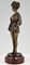 Figura Art Déco de bronce parcialmente desnudo en bata de Maurice Milliere, Imagen 4