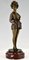 Art Deco Bronze Partial Nude Figure in Dressing Gown by Maurice Milliere 9