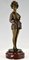 Art Deco Bronze Partial Nude Figure in Dressing Gown by Maurice Milliere, Image 9