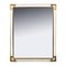 Mid 20th Century French Brass & Acrylic Glass Mirror, 1970s, Image 1