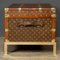 20th Century Bespoke Brass Stand Cabin Trunk from Louis Vuitton, Paris, 1920s 8