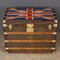 20th Century Courier Trunk with a Union Jack Top from Louis Vuitton, Paris, 1950s 2
