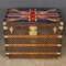 Courier Truhe mit Union Jack Top aus 20. Jh. Von Louis Vuitton, Paris, 1950er 2