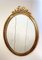 Louis Seize Oval Shaped Giltwood Mirror from Deknudt, Belgium, 1950s 1