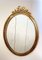 Louis Seize Oval Shaped Giltwood Mirror from Deknudt, Belgium, 1950s, Image 1