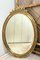 Louis Seize Oval Shaped Giltwood Mirror from Deknudt, Belgium, 1950s 2
