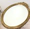 Louis Seize Oval Shaped Giltwood Mirror from Deknudt, Belgium, 1950s 4