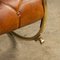 20th Century British Leather Rocking Chairs, 1950s, Set of 2, Image 10