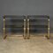 20th Century Brass & Smoked Glass Side Tables, 1970s, Set of 2 3