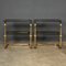 20th Century Brass & Smoked Glass Side Tables, 1970s, Set of 2, Image 3