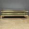 20th Century Brass & Glass Mirrored Vitrine Coffee Table from Maison Janson, 1970s, Image 3