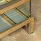 20th Century Brass & Glass Mirrored Vitrine Coffee Table from Maison Janson, 1970s 12